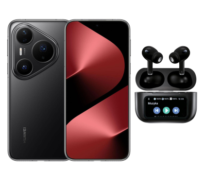 Smartfon Huawei Pura 80 Pro 12/512GB czarny 120Hz+ Smart Buds Pro